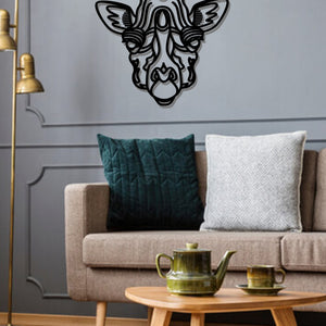 Geometric Giraffe Art - Wooden Laser Cut Wall Art