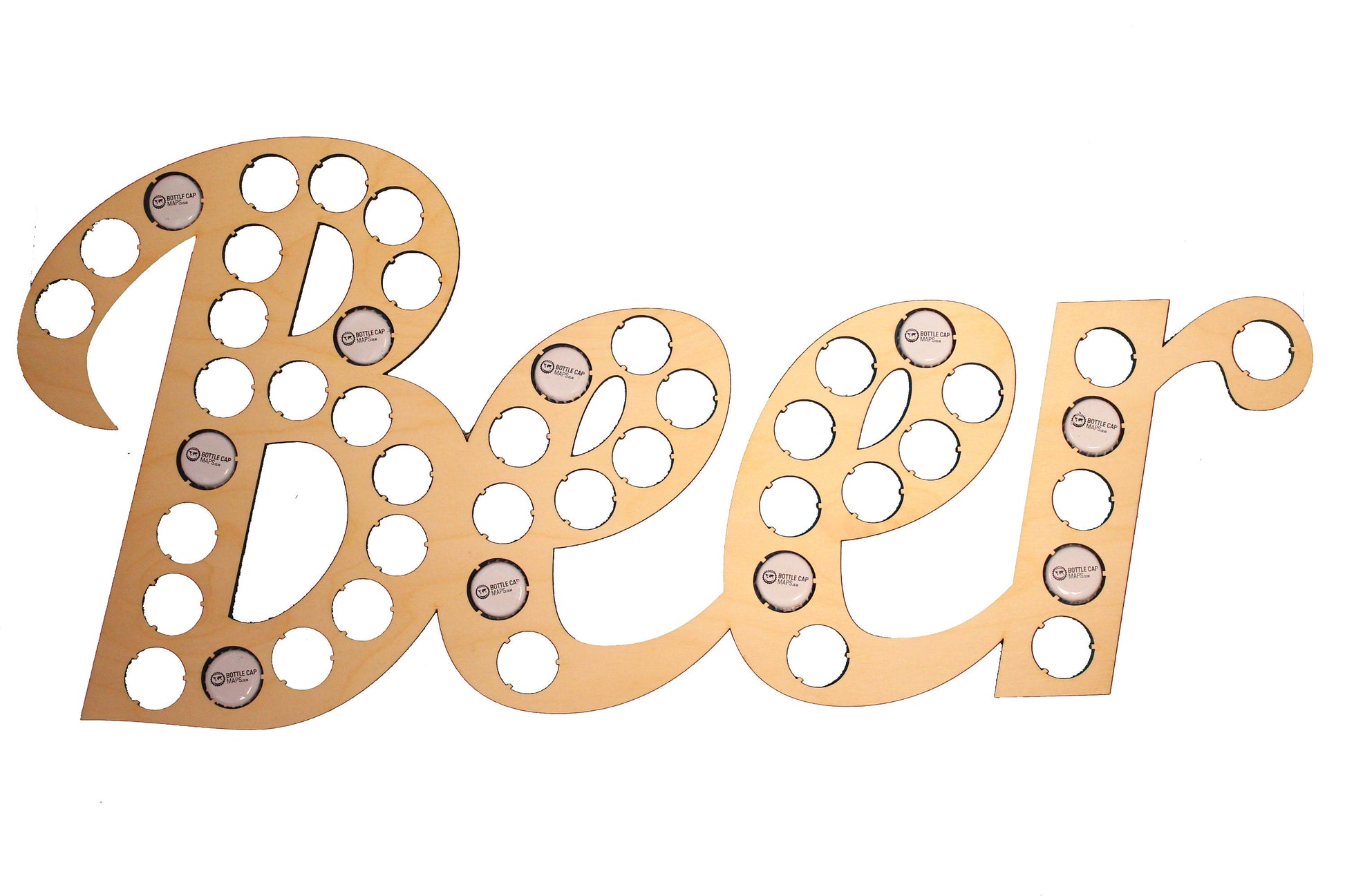 Beer Lettering Beer Cap Collection Beer Word Gift Art Letters