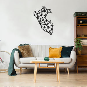 Geometric Peru Art - Wooden Country Wall Art - Peru Gift