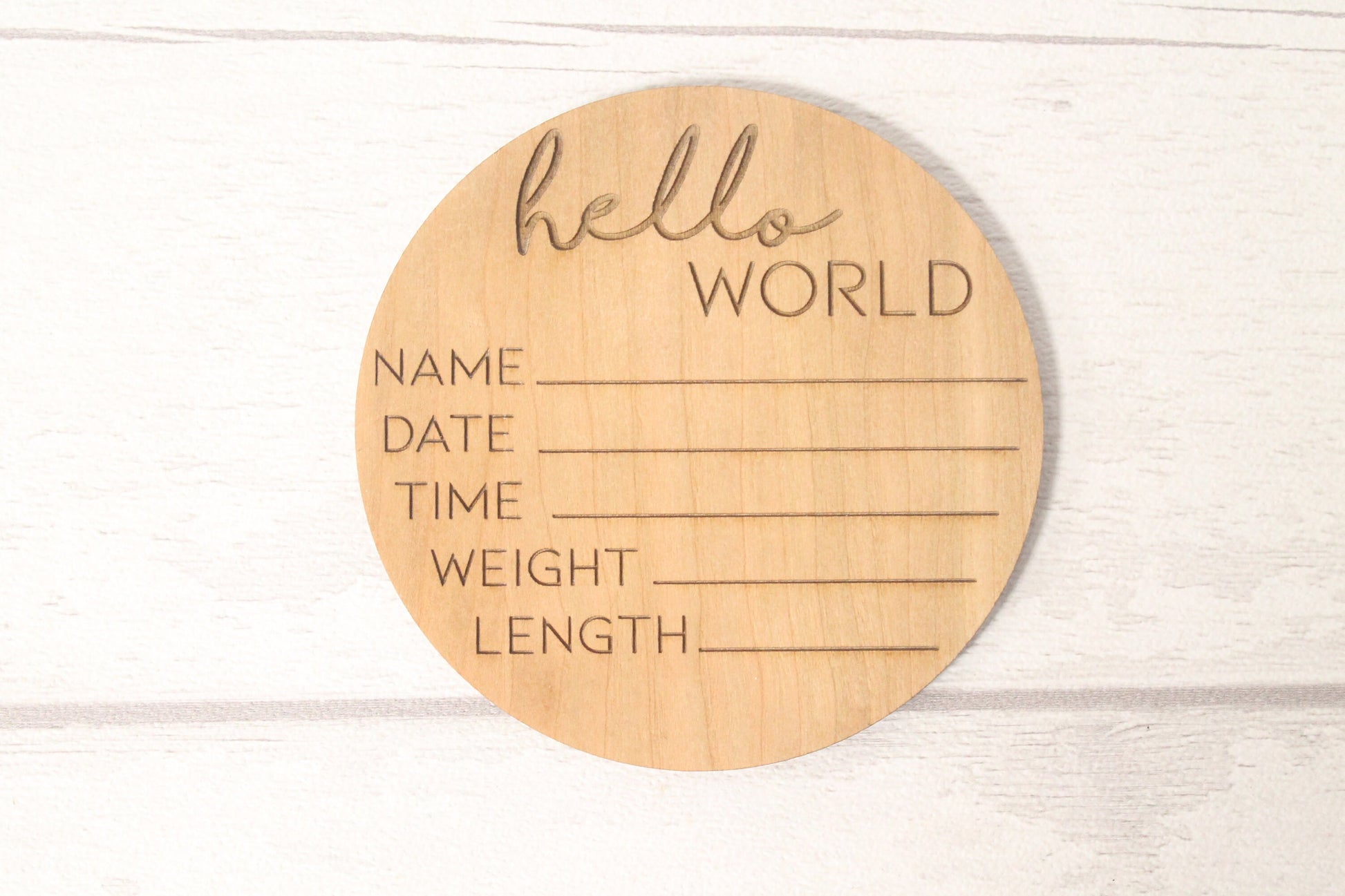 Baby's First Months New Baby Milestone Cards Sets - Hello World  - New Baby Photo Prop - Baby Shower Gift - New Born gifts - Cherry