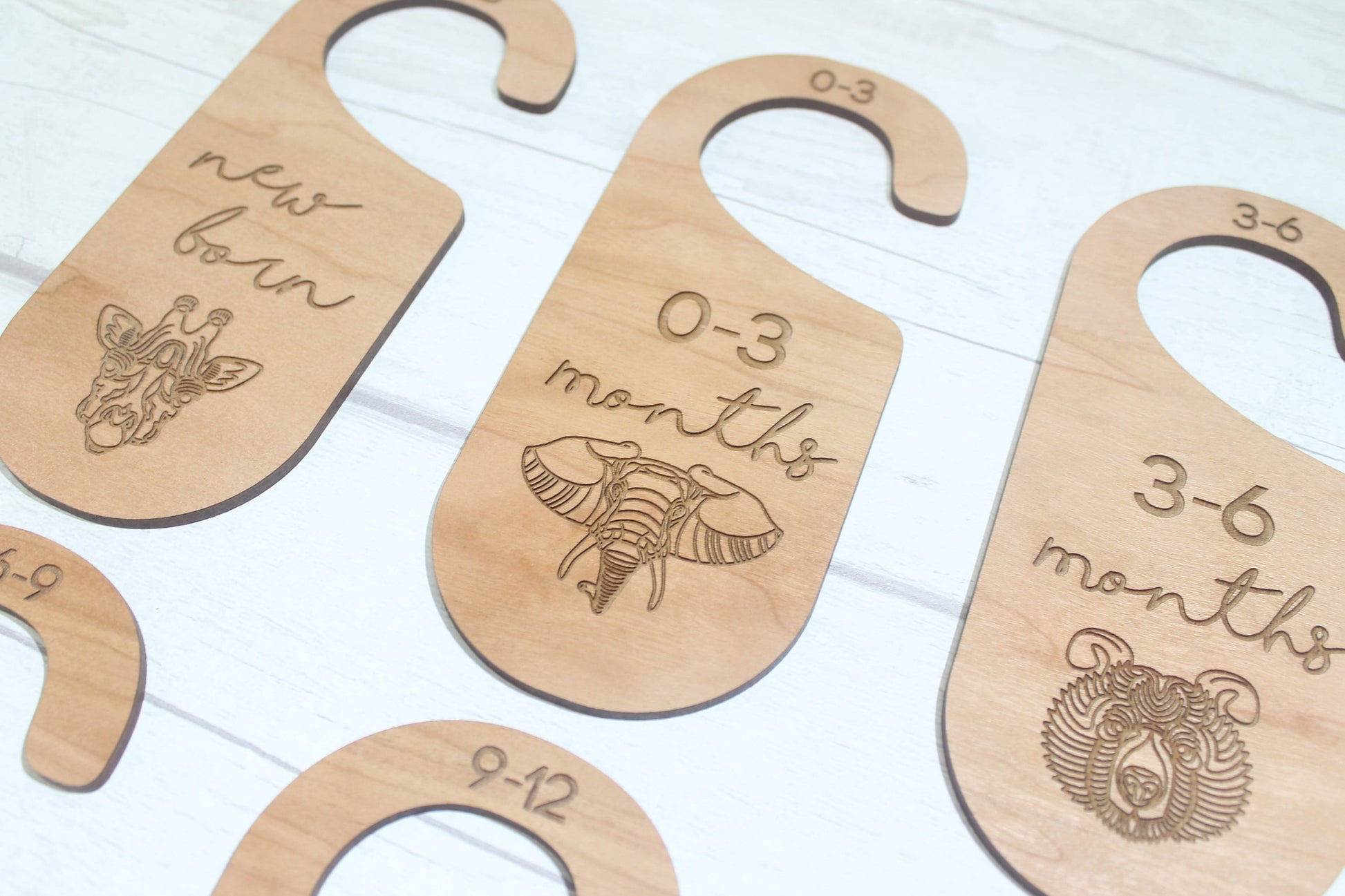 Baby Wardrobe Dividers - Baby Closet Dividers - Baby Shower Gift- New Baby Present - Nursery Decor - Animals Set