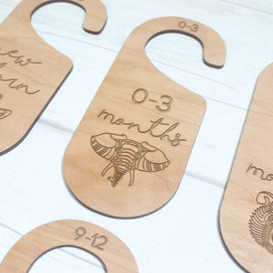Baby Wardrobe Dividers - Baby Closet Dividers - Baby Shower Gift- New Baby Present - Nursery Decor - Animals Set