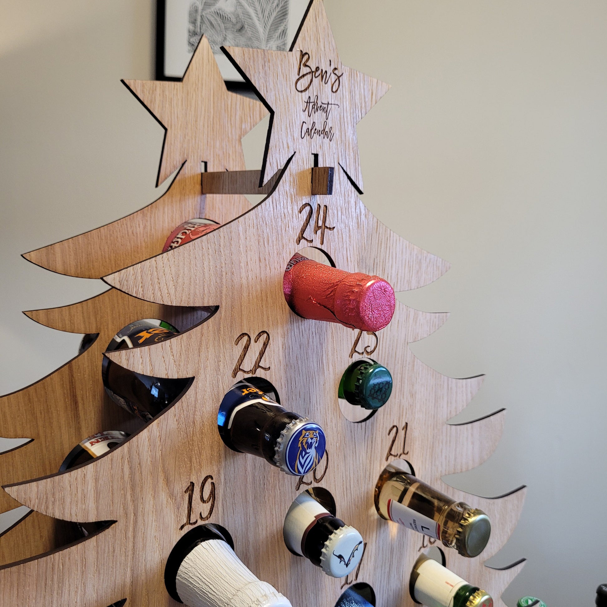 Beer Advent Calendar - Personalised Bottle Christmas Advent Calendar - Gift for Him - Gift for Her