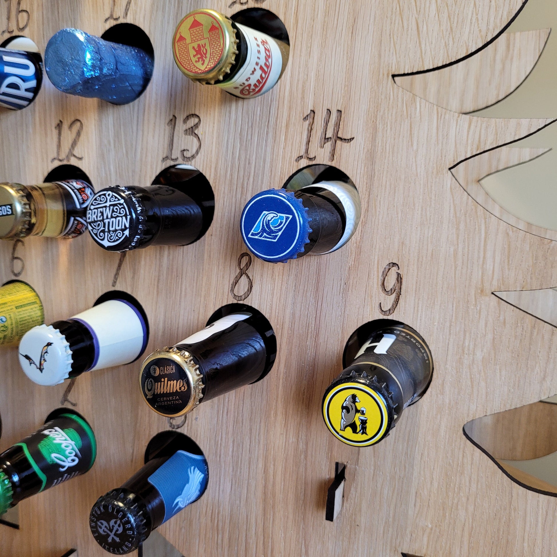 Beer Advent Calendar - Personalised Bottle Christmas Advent Calendar - Gift for Him - Gift for Her