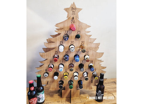 Beer Advent Calendar - Personalised Bottle Christmas Advent Calendar - Gift for Him - Gift for Her