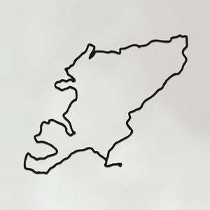 Geometric NC 500 - Wooden Country Wall Art - North Coast 500 Scotland Route