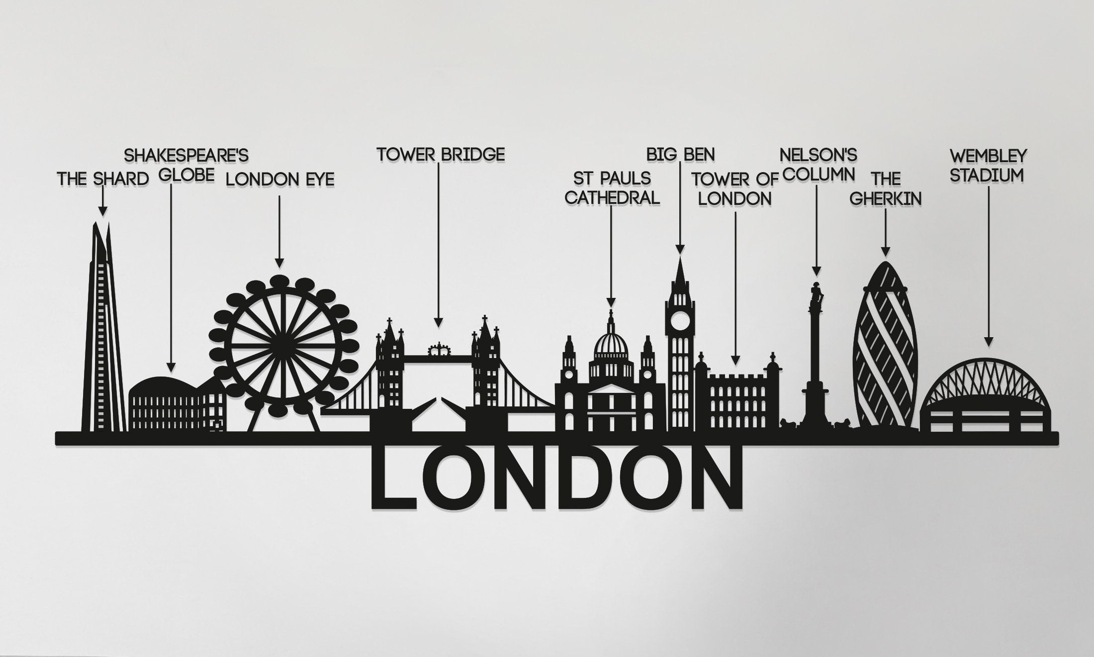 London Skyline - London Gift - Skyline Art