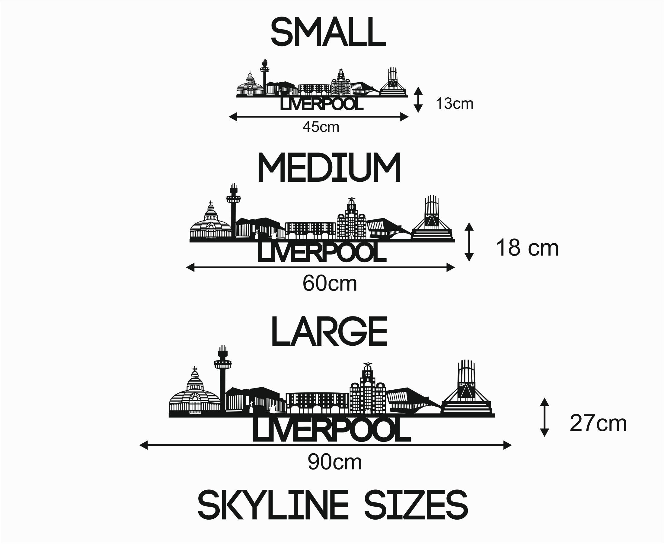 Liverpool Skyline - Liverpool  Gift - Skyline Art