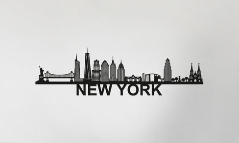 New York Skyline - New York Gift - Skyline Art
