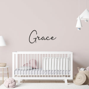 Name Wall Art - Childrens Bedroom - Wooden Word Text Art - Bedroom Art Gift - Option 9