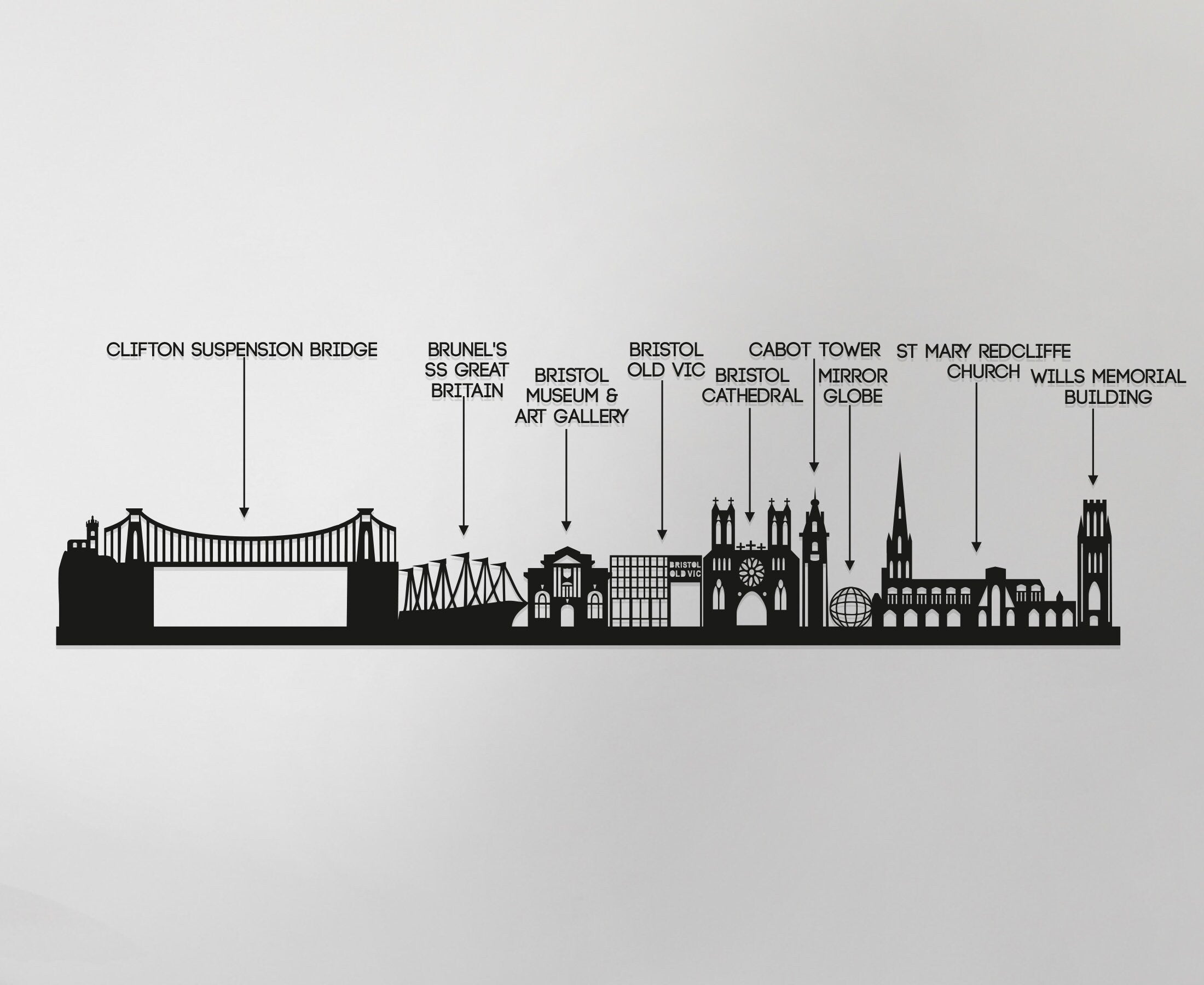 Bristol Skyline - Bristol Gift - Skyline Art