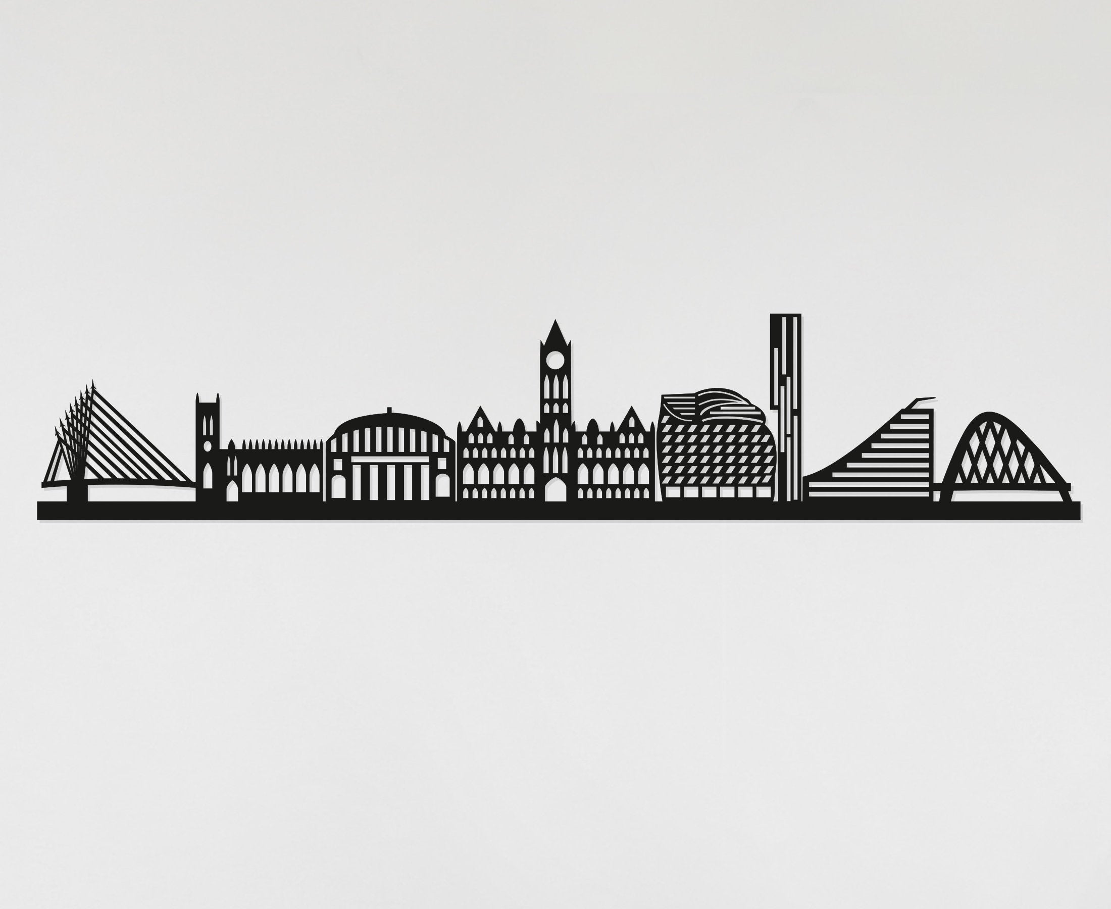 Manchester Skyline - Manchester Gift - Skyline Art