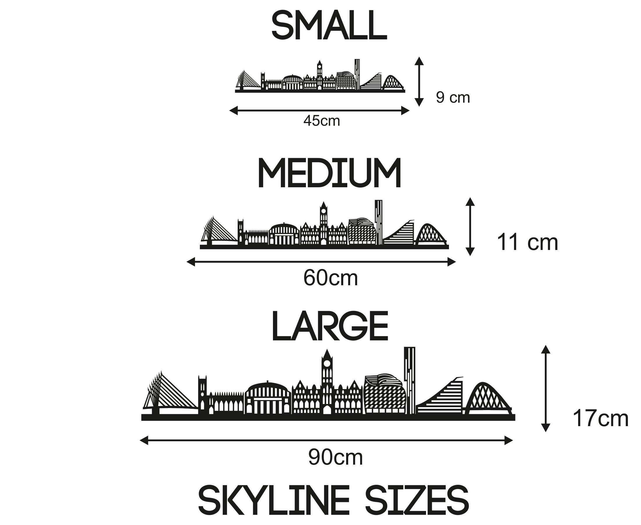 Manchester Skyline - Manchester Gift - Skyline Art