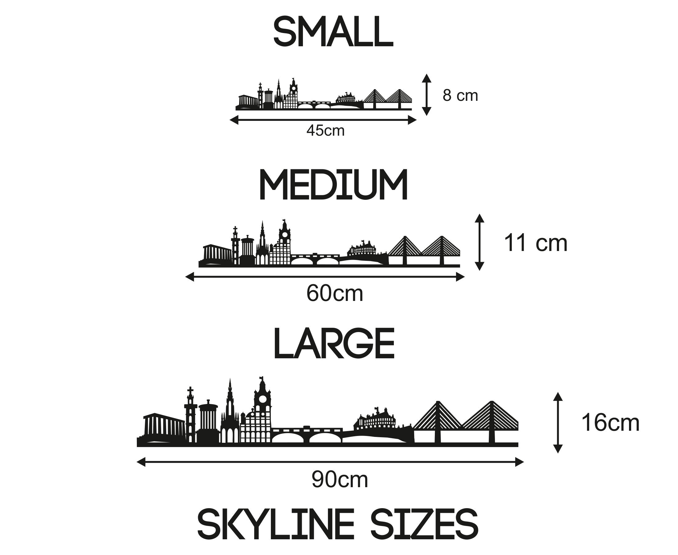 Edinburgh Skyline - Edinburgh Gift - Skyline Art