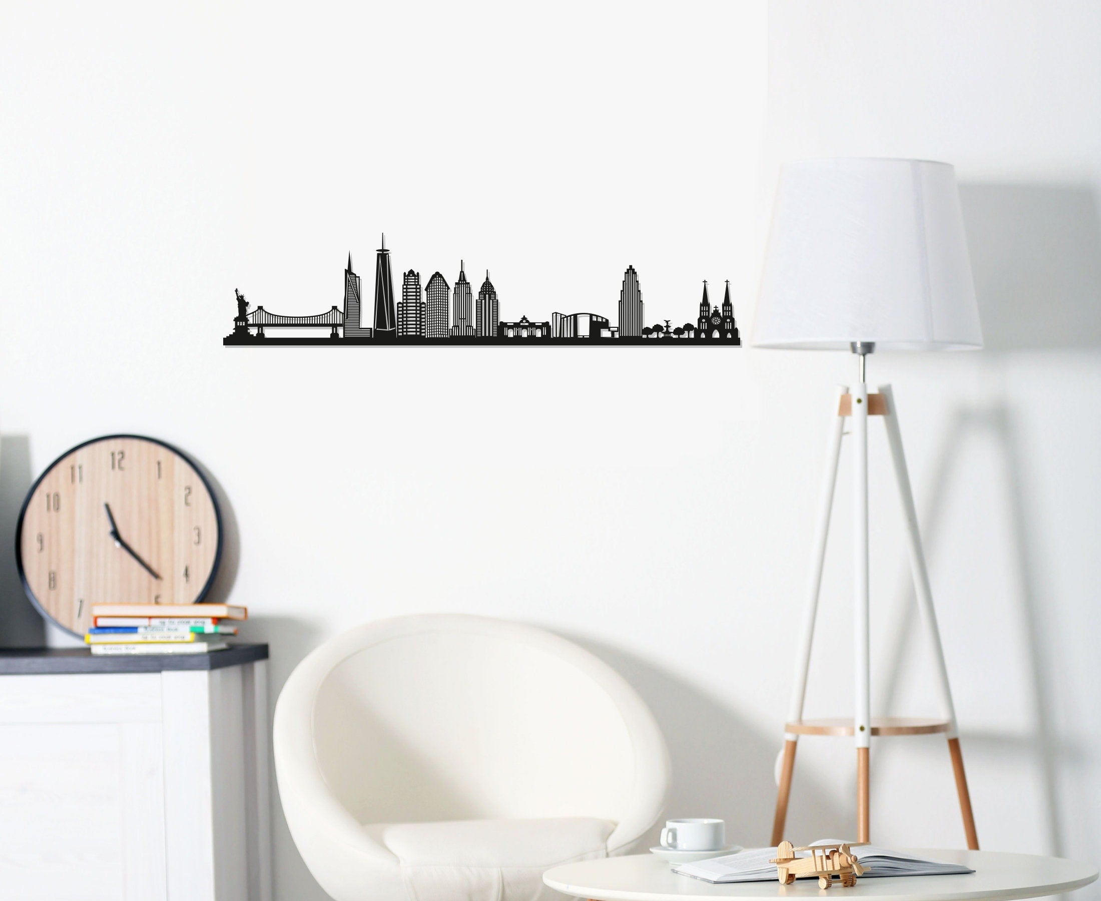 New York Skyline - New York Gift - Skyline Art