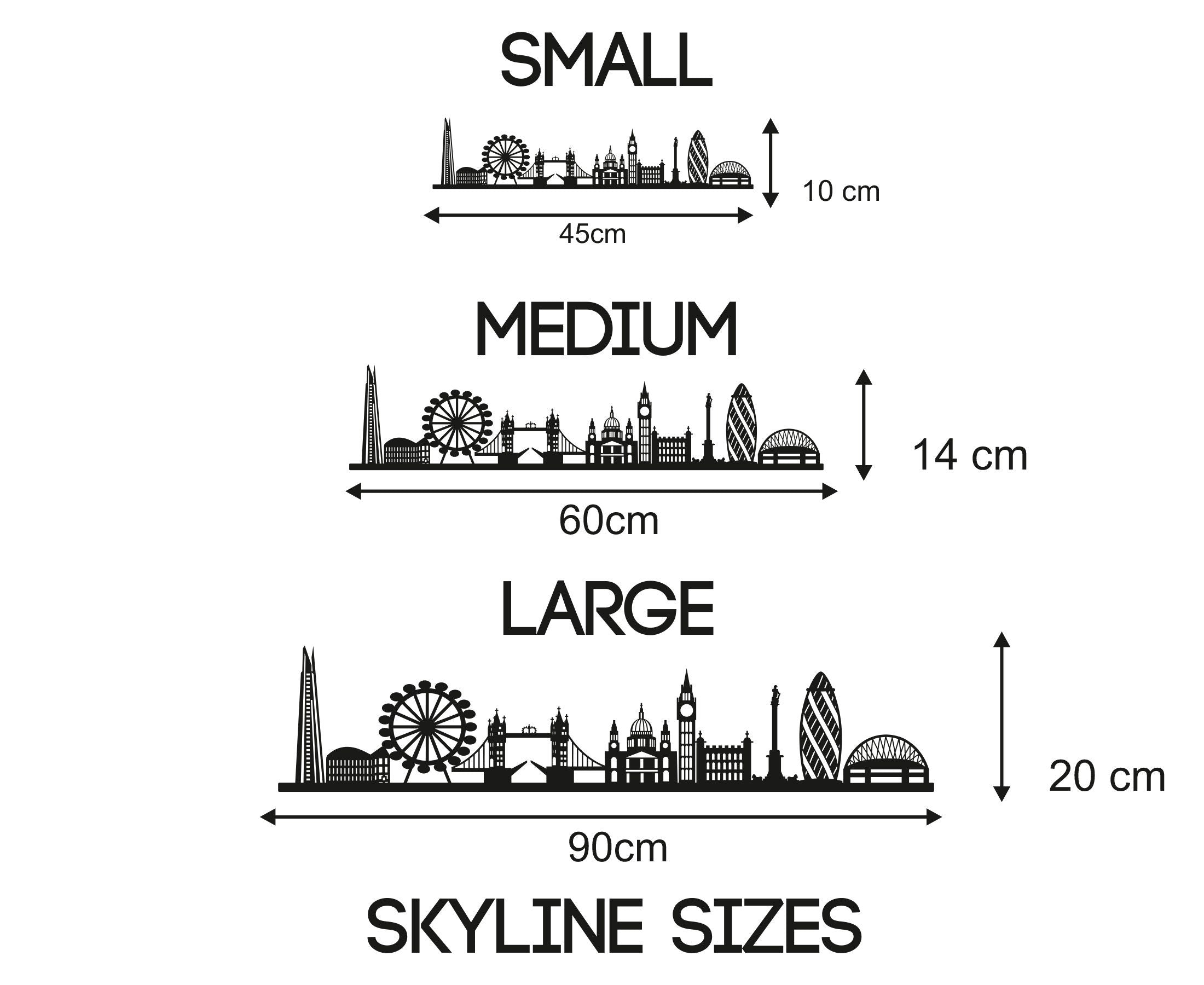 London Skyline - London Gift - Skyline Art