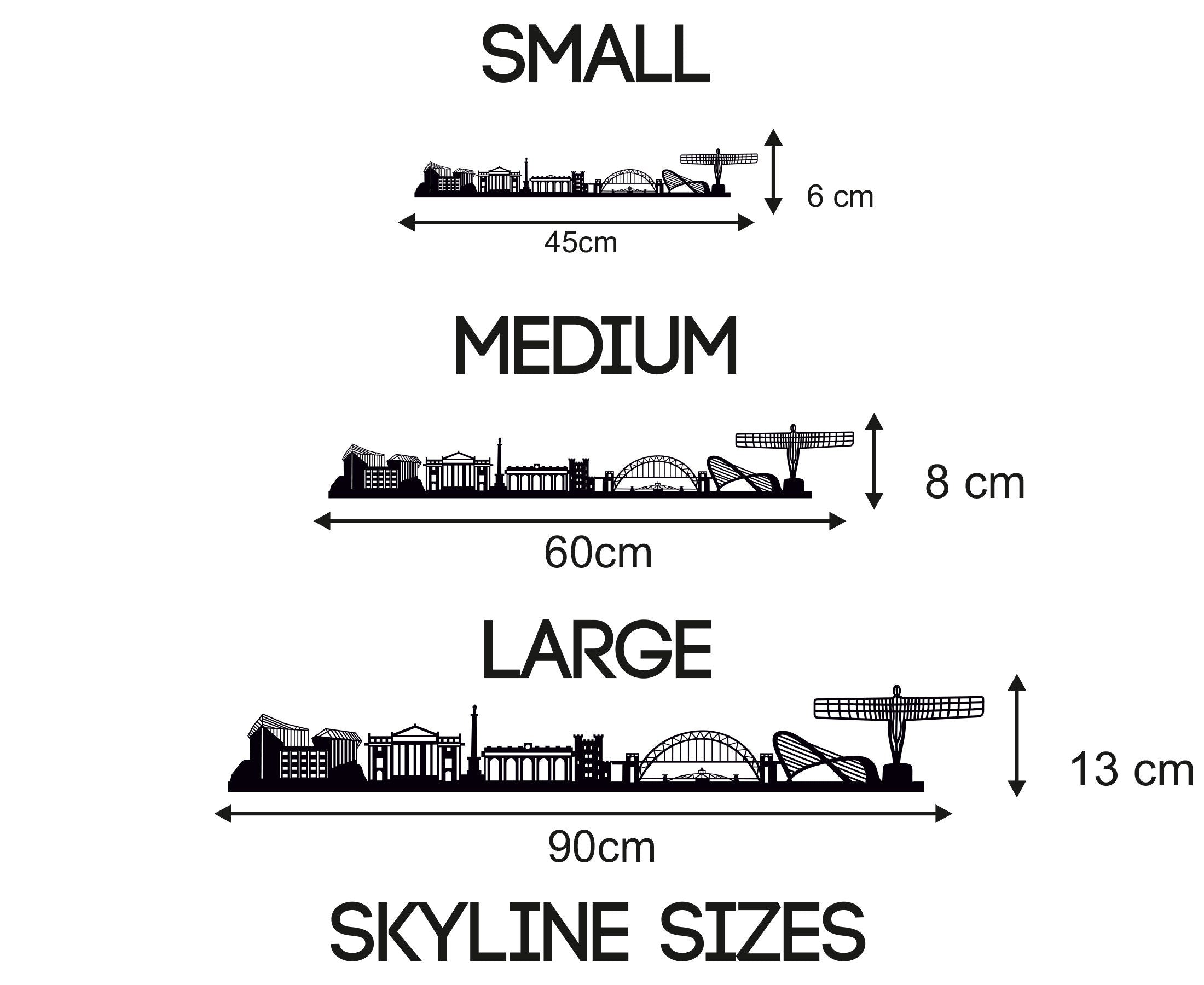 Newcastle Skyline - Newcastle Gift - Skyline Art