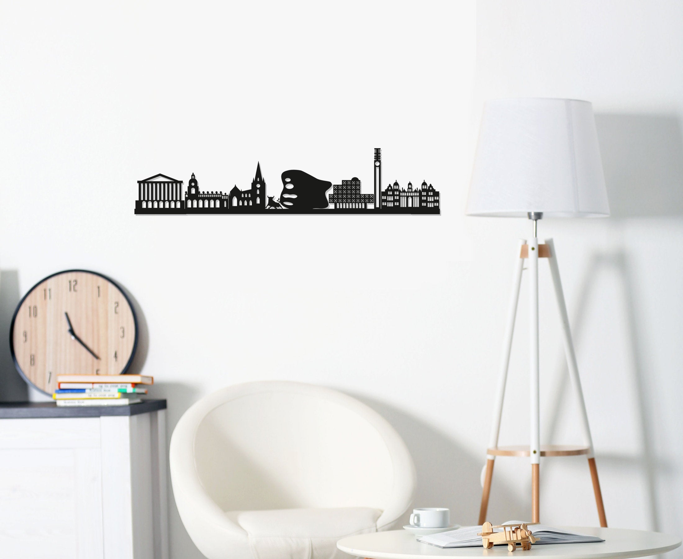 Birmingham Skyline - Birmingham  Gift - Skyline Art