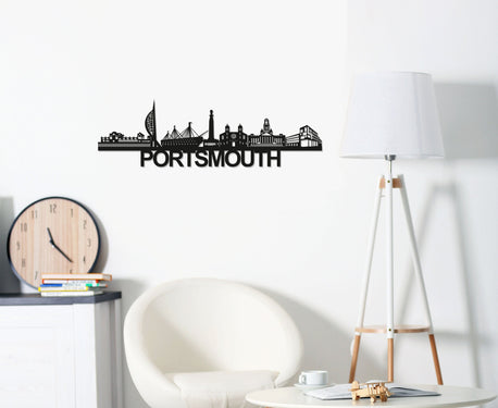 Portsmouth Skyline - Portsmouth Gift - Skyline Art