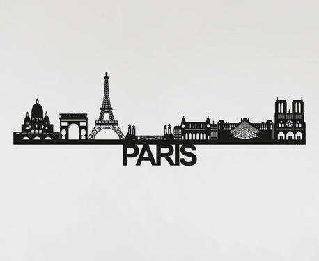 Paris Skyline - Paris Gift - Skyline Art