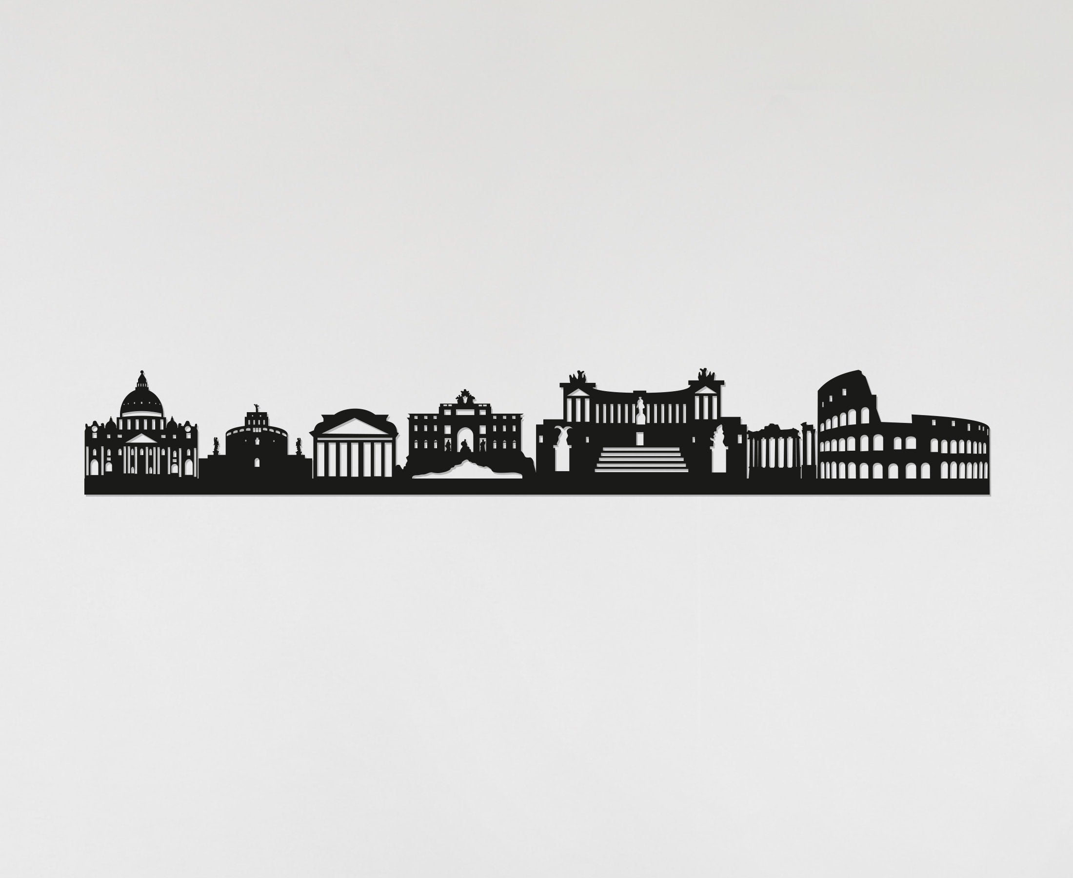 Rome Skyline - Rome Gift - Skyline Art