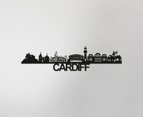 Cardiff Skyline - Cardiff Gift - Skyline Art