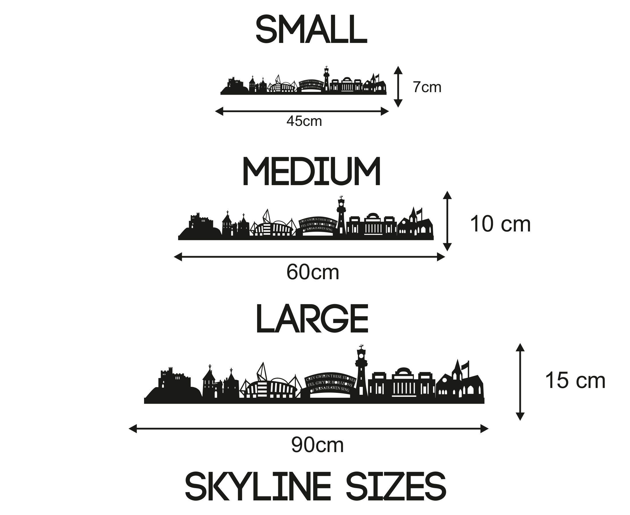 Cardiff Skyline - Cardiff Gift - Skyline Art