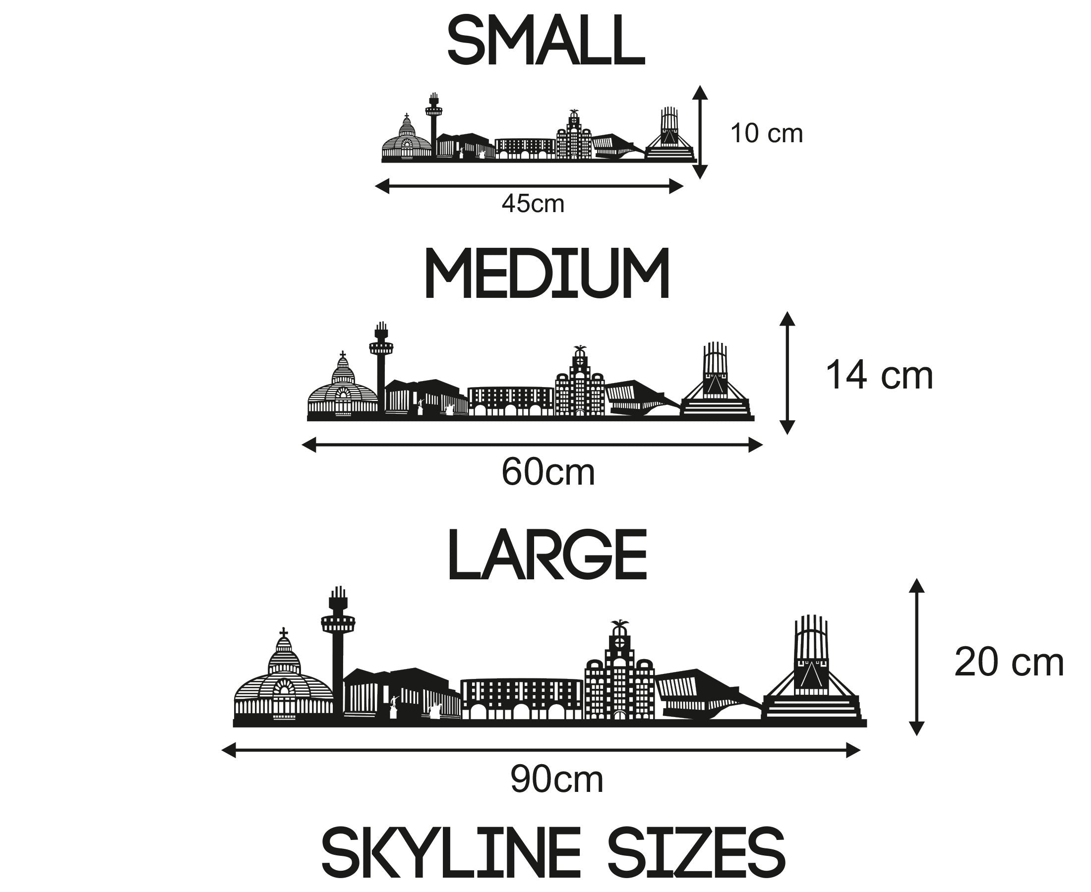 Liverpool Skyline - Liverpool  Gift - Skyline Art