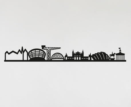 Glasgow Skyline - Glasgow Gift - Skyline Art