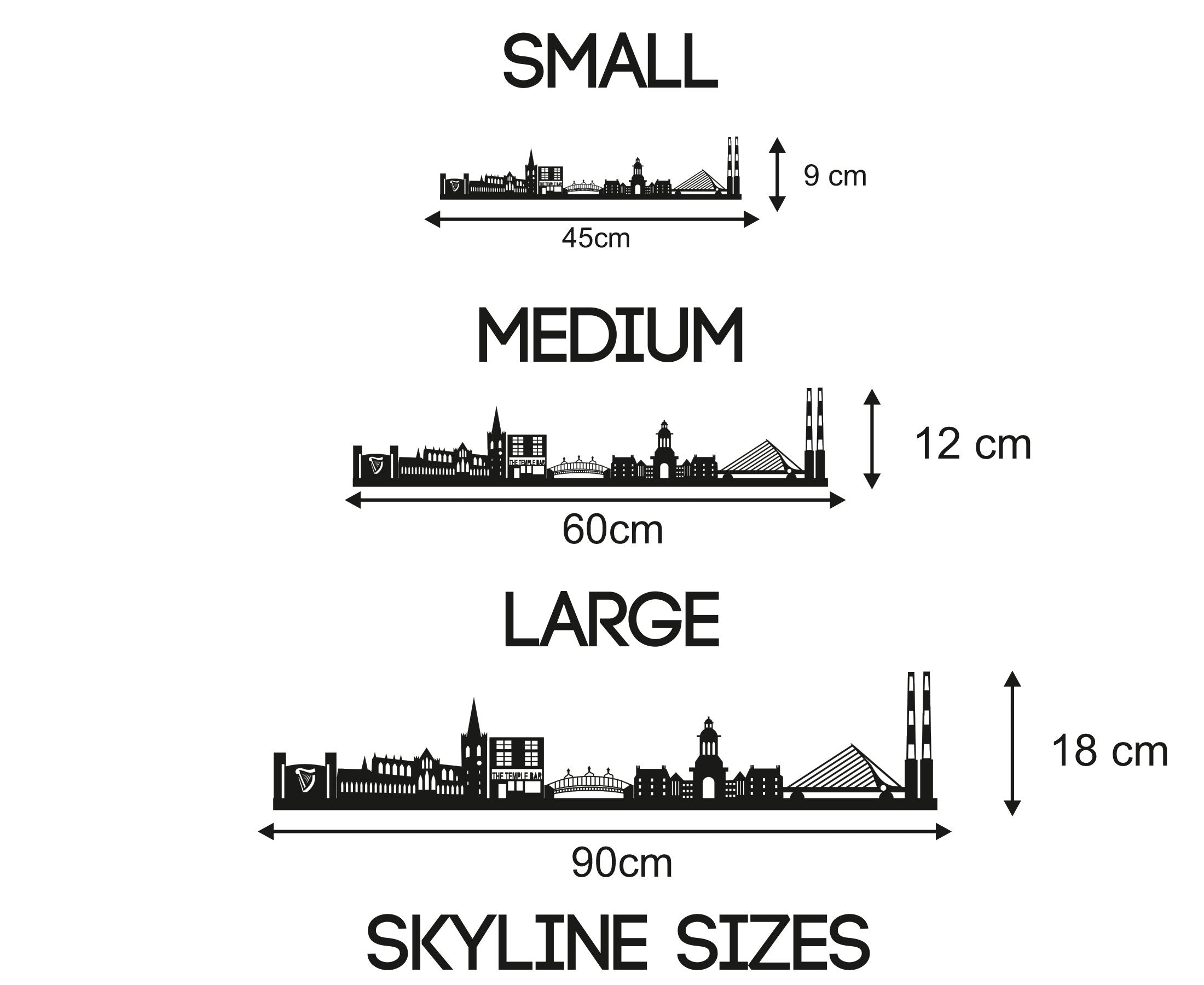 Dublin Skyline - Dublin Gift - Skyline Art