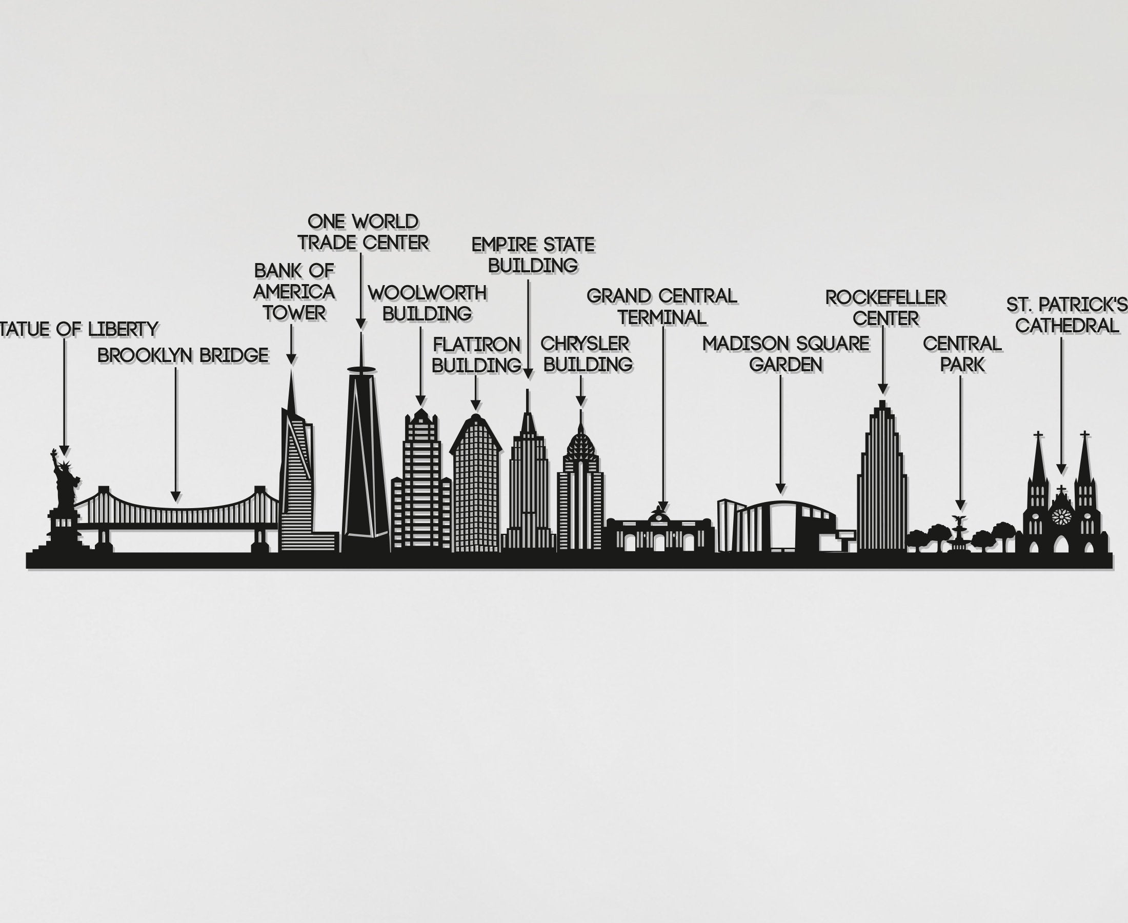 New York Skyline - New York Gift - Skyline Art