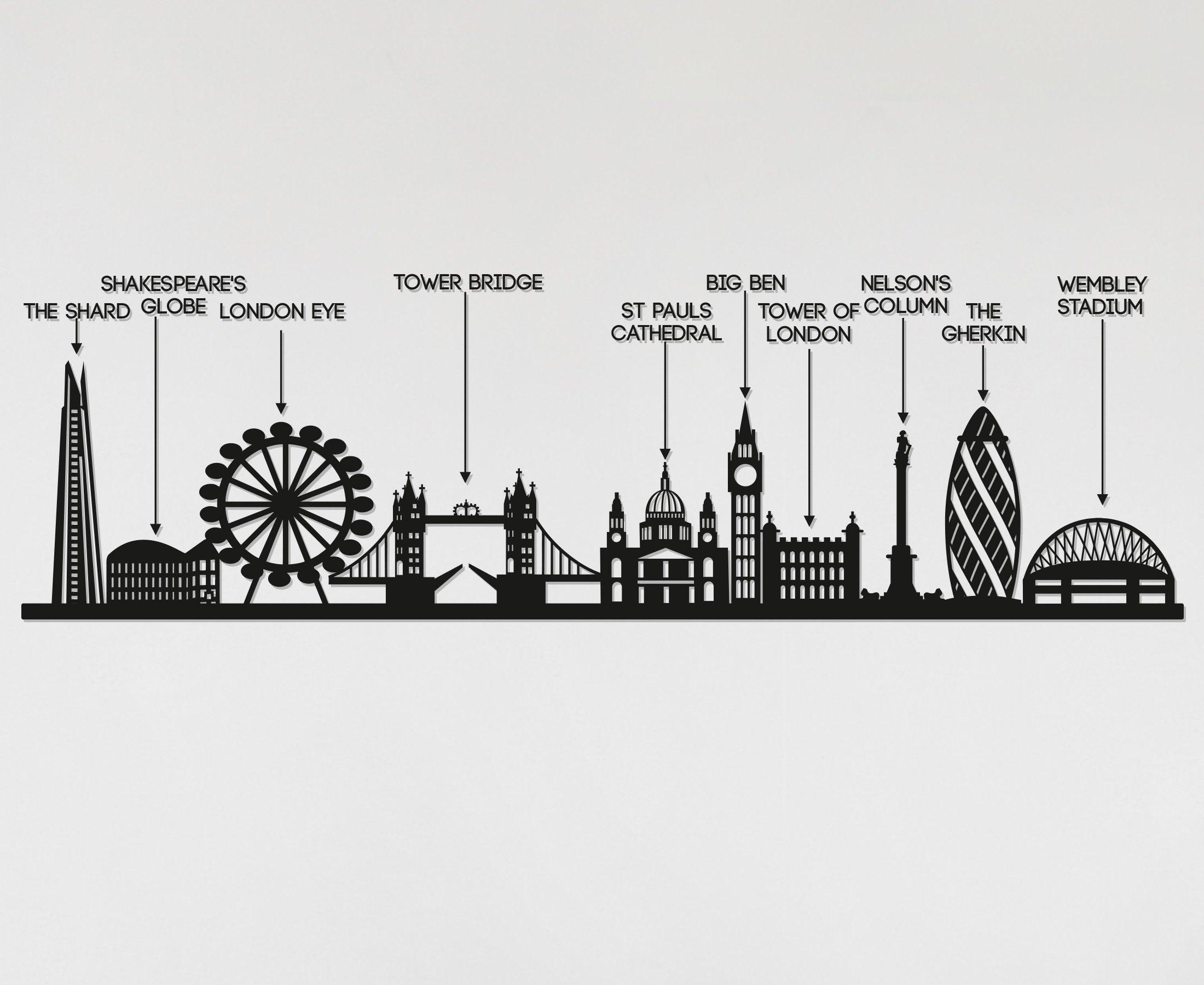 London Skyline - London Gift - Skyline Art