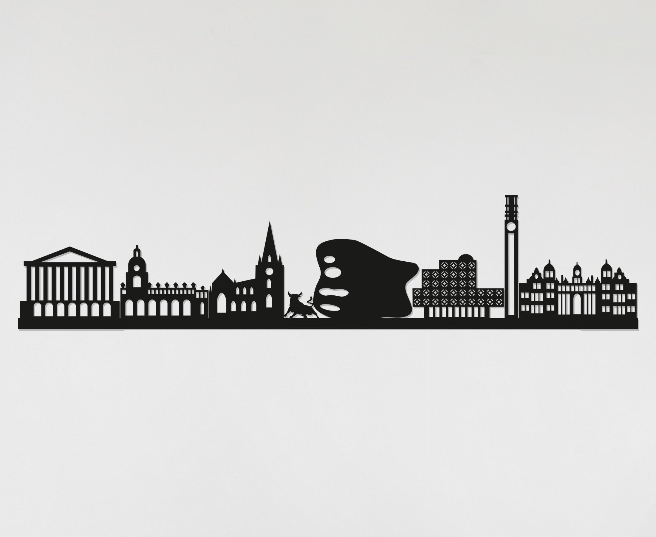 Birmingham Skyline - Birmingham  Gift - Skyline Art