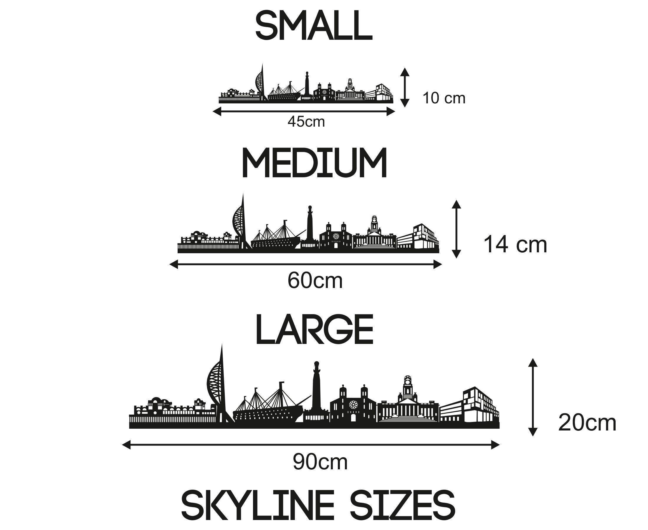 Portsmouth Skyline - Portsmouth Gift - Skyline Art