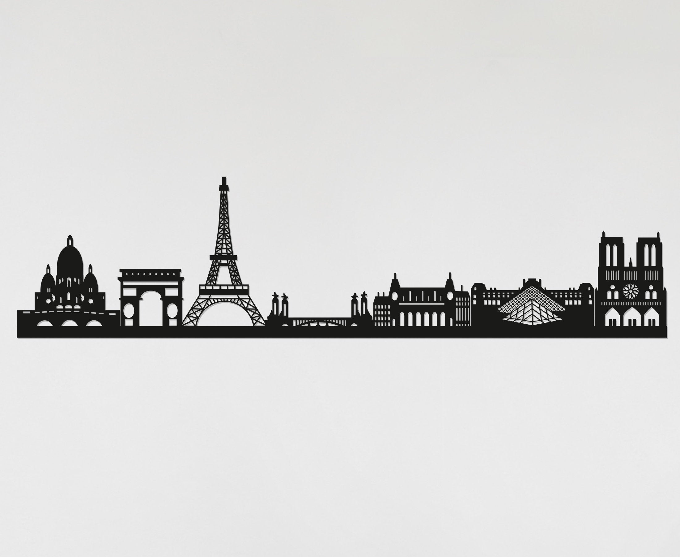 Paris Skyline - Paris Gift - Skyline Art