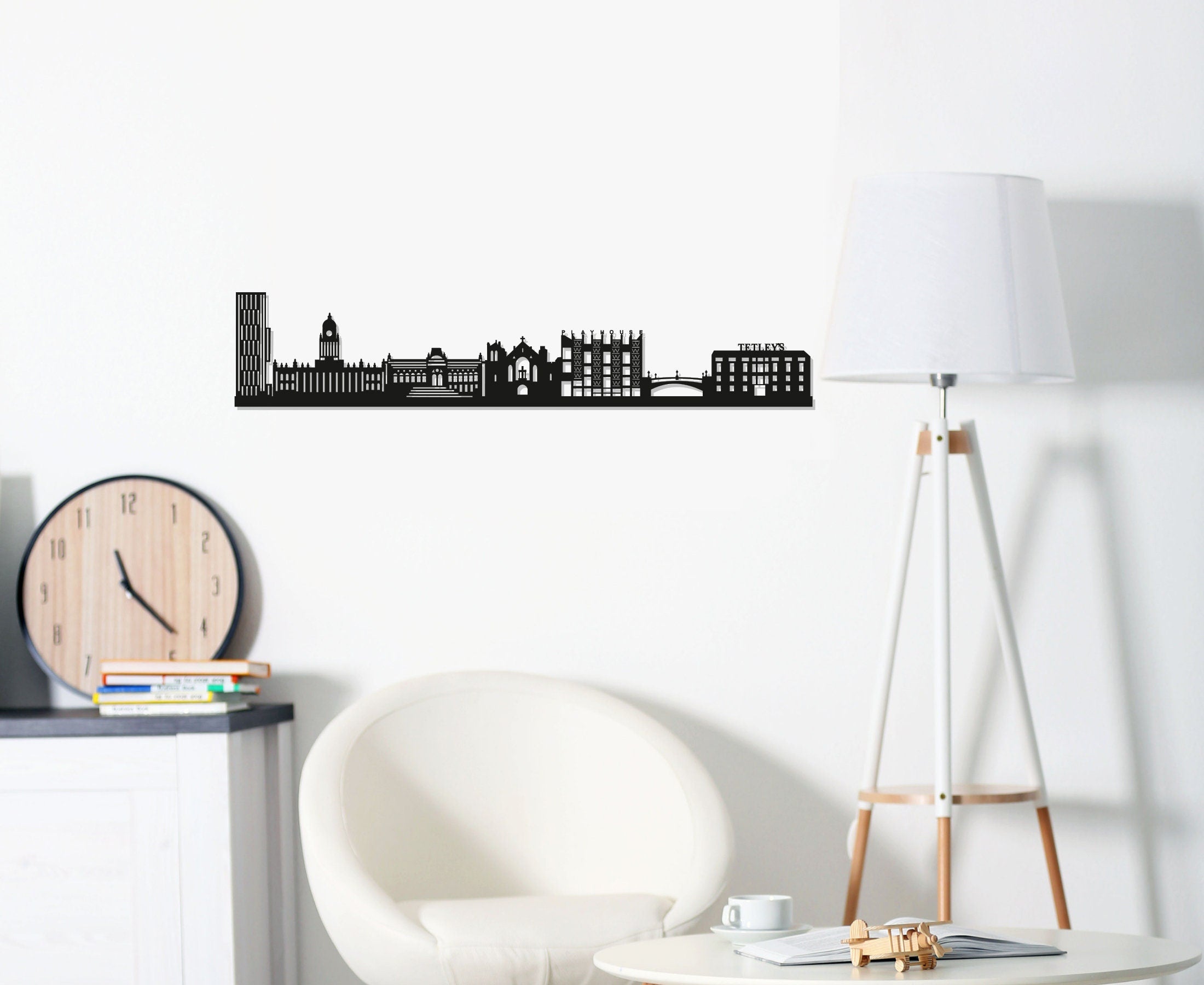 Leeds Skyline - Leeds Gift - Skyline Art - No City Name