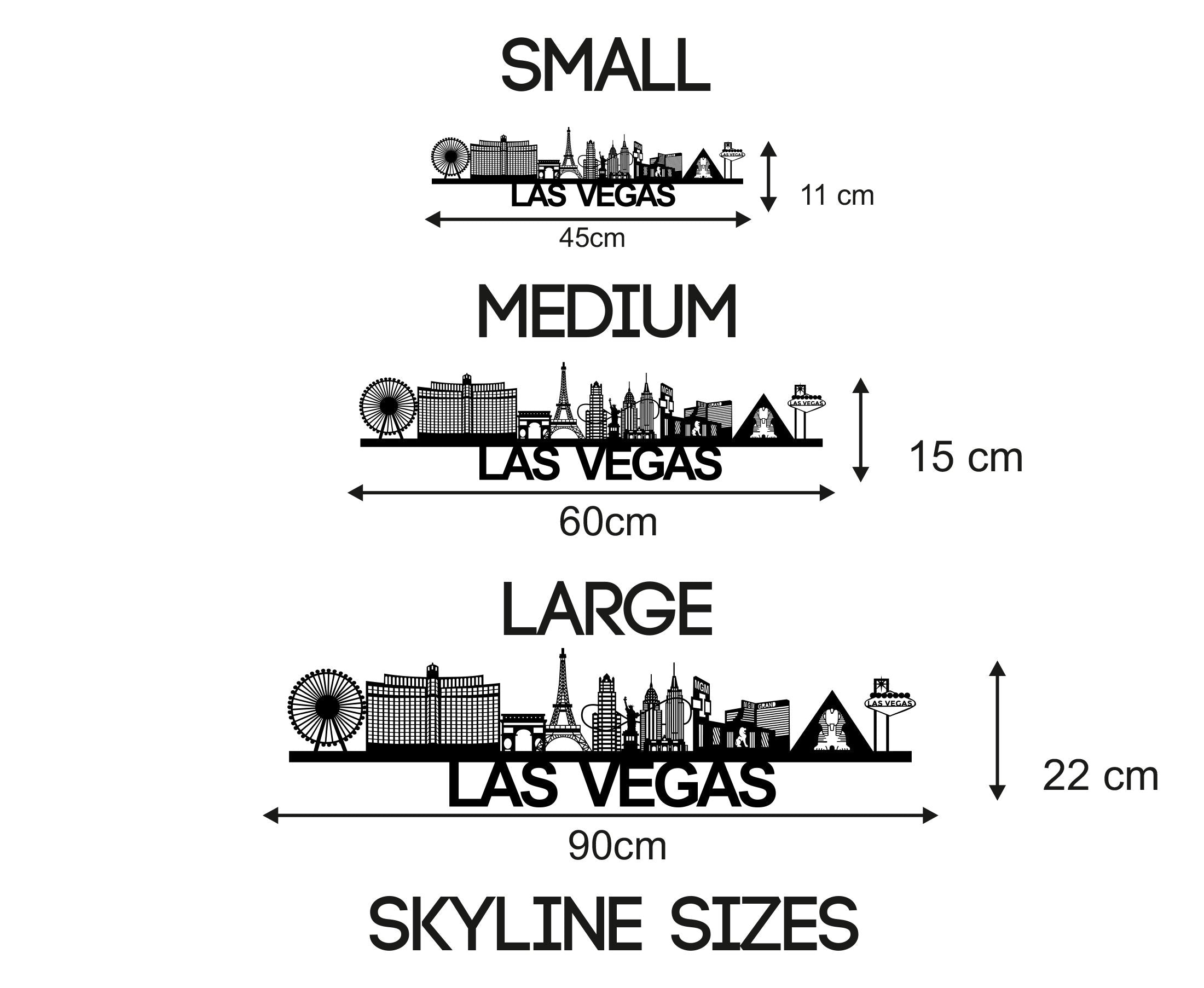 Las Vegas Skyline - Las Vegas Gift - Skyline Art