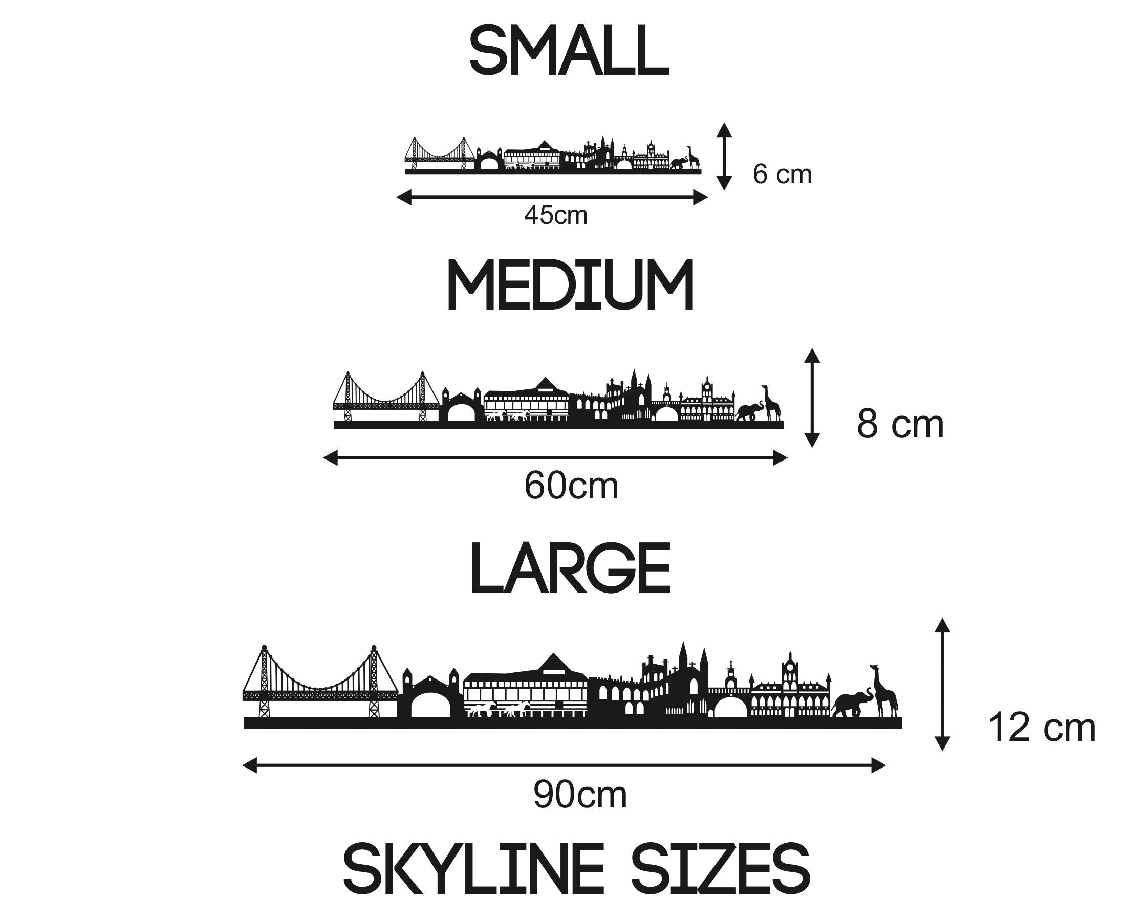 Chester Skyline - Chester Gift - Skyline Art - City Name