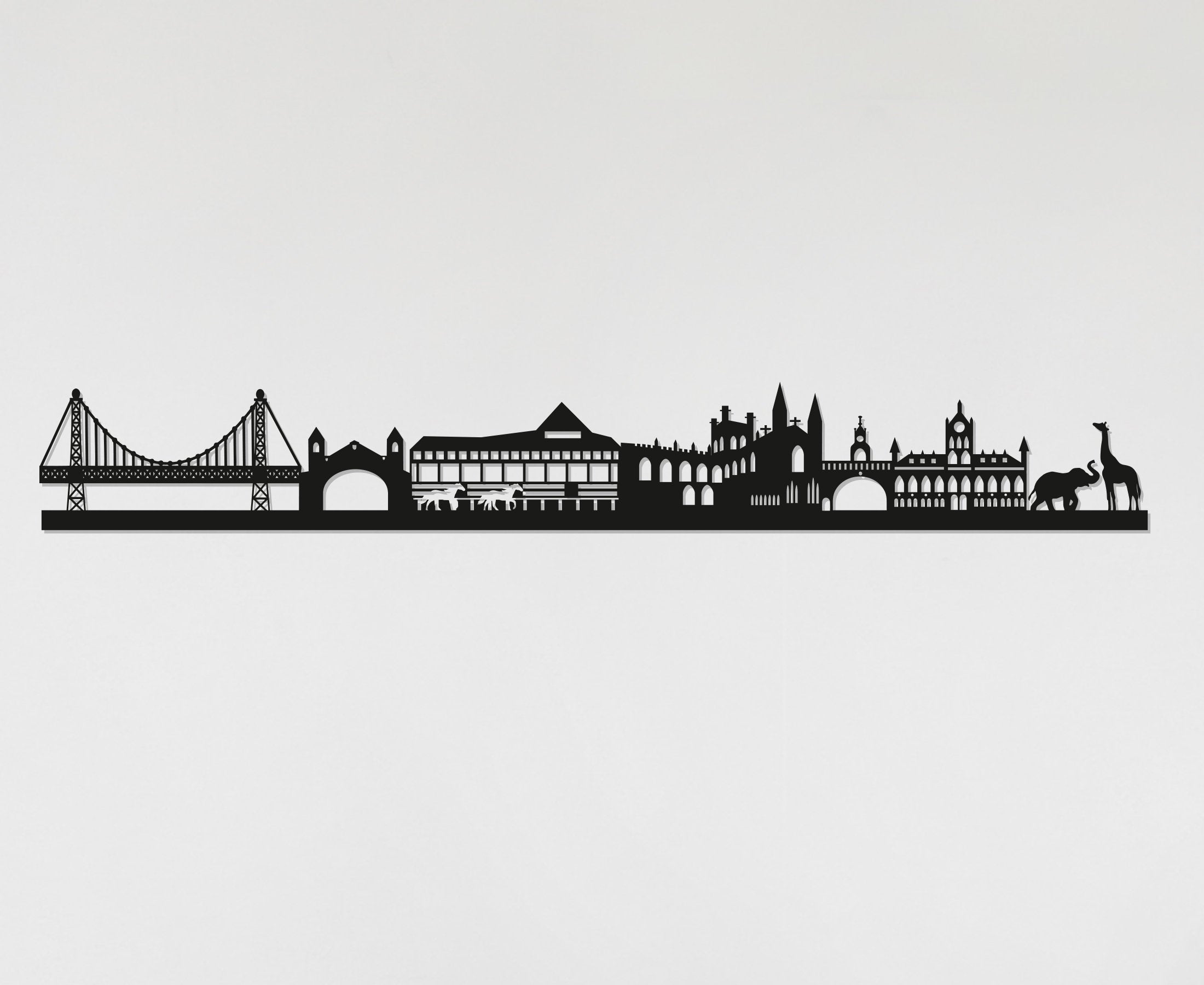 Chester Skyline - Chester Gift - Skyline Art - City Name