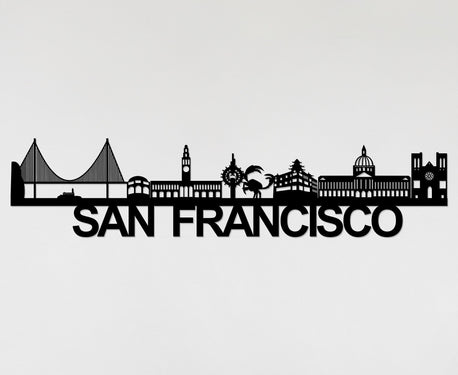 San Francisco Skyline - San Francisco Gift - Skyline Art - City Name