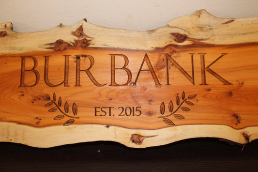 Engraved Wood as Wedding Gift - Fifth Wedding Anniversary