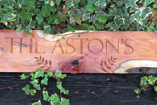 Engraved Wood as Wedding Gift - Fifth Wedding Anniversary