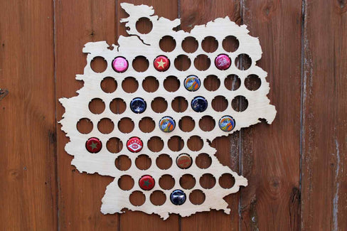 Germany Beer Cap Map Bottle Cap Map Collection