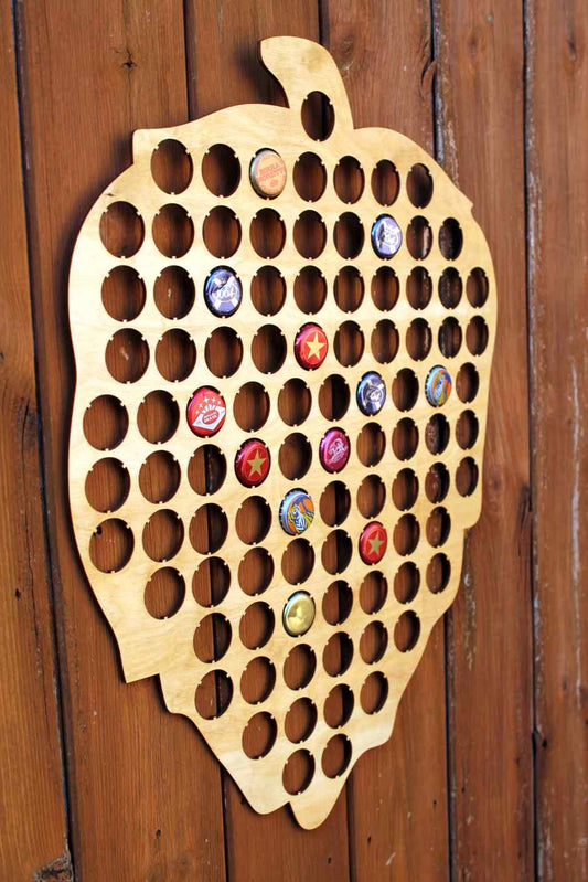 Hops Beer Cap Map Bottle Cap Map Collection Gift Art