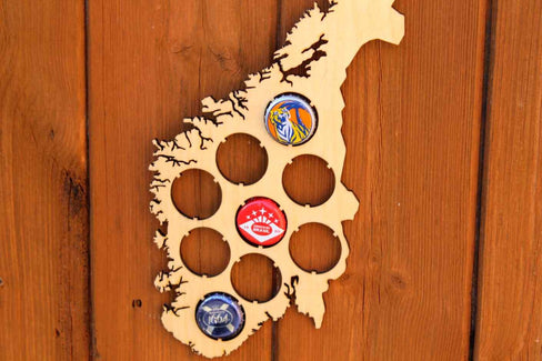 Norway Beer Cap Map Bottle Cap Map Collection Beer Gift