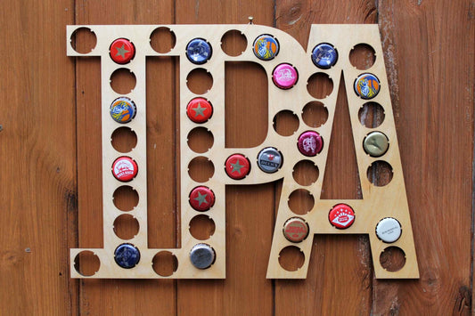 IPA Letters Bottle Beer Cap Collection Bottle Cap Gift Art