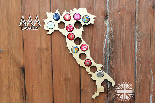 Italy Beer Cap Map Bottle Cap Map Collection Beer Gift